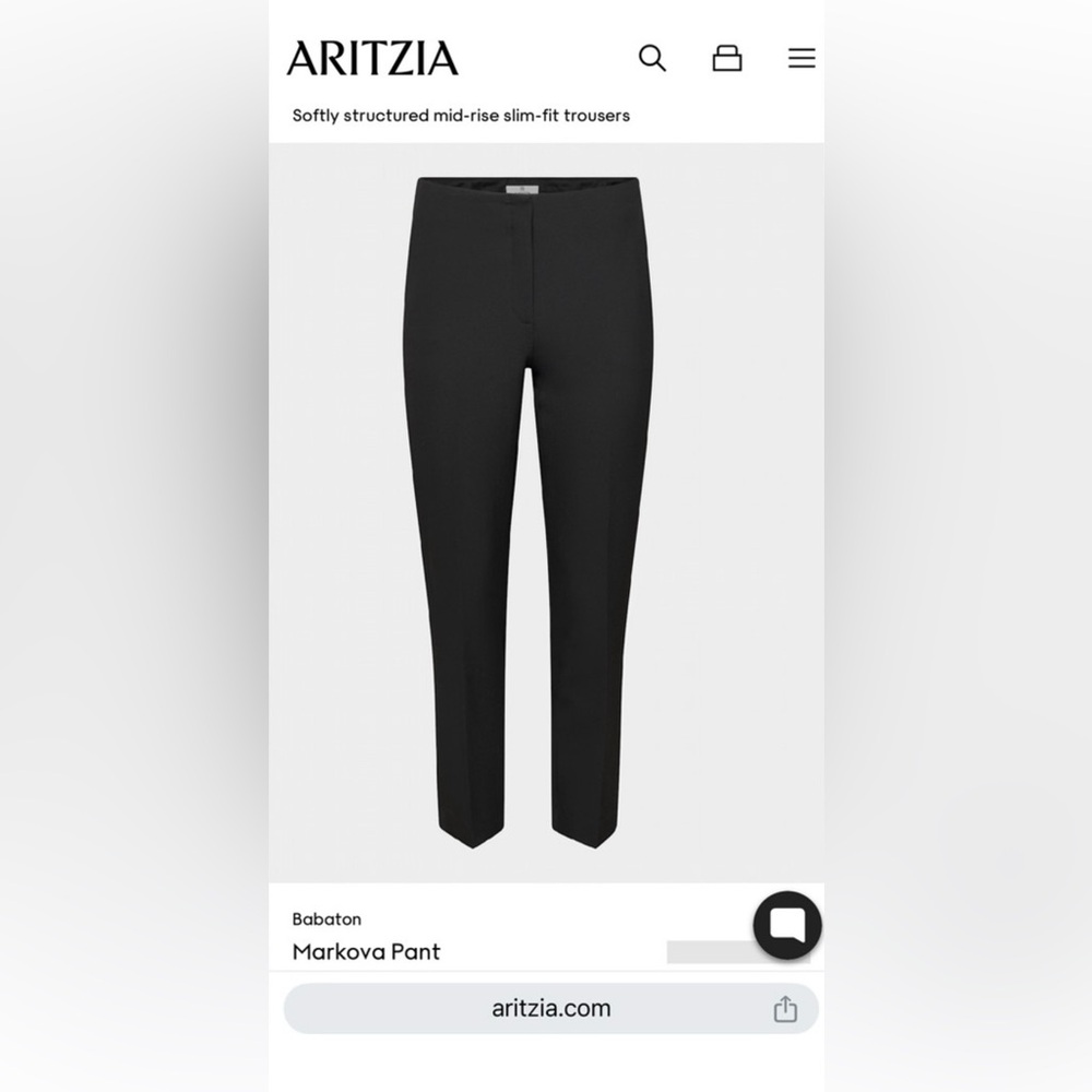 Aritzia Babaton Markova Pant size 12